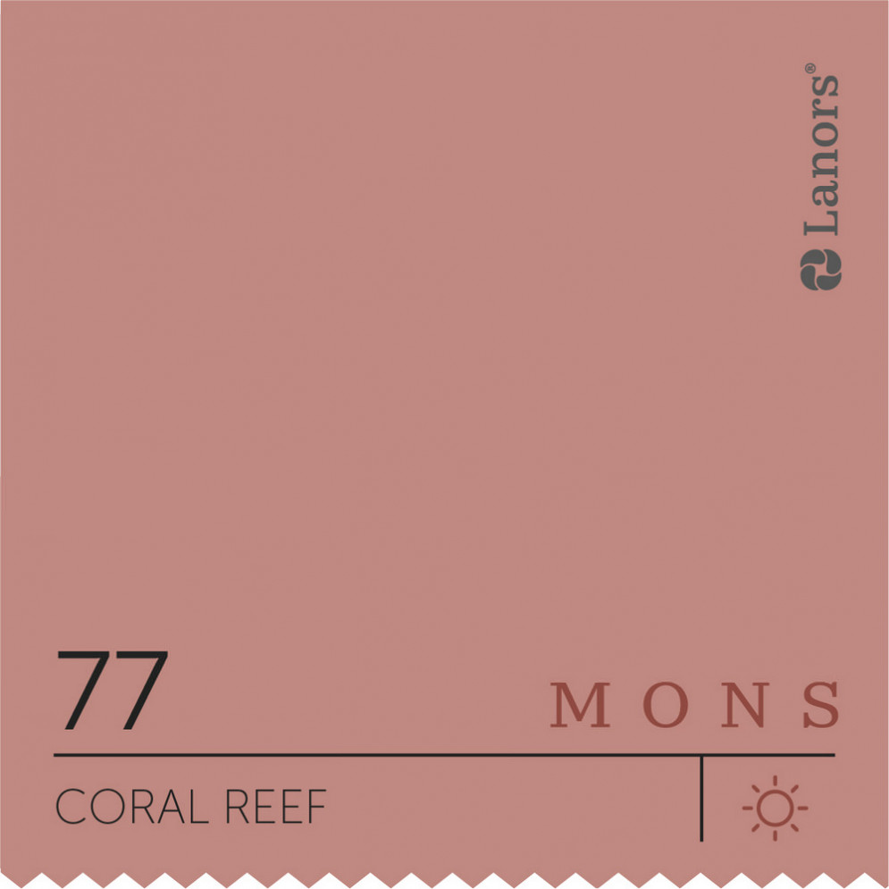 Краска Lanors Mons «Coral Reef» (Коралловый риф), 77